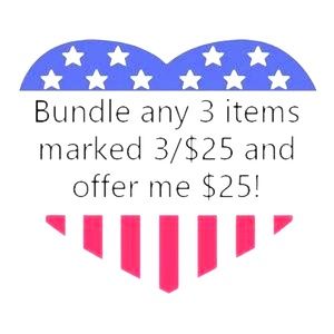 Bundle sale 🛍3/$25.00